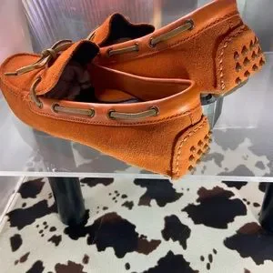 Cole Haan | Shoes | Orange Suede Leather Cole Haan Nike Air  display picture 3